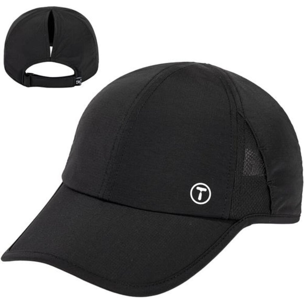 Womens High Ponytail Baseball Cap UV50 Sun Protection Running Golf Sports Hat